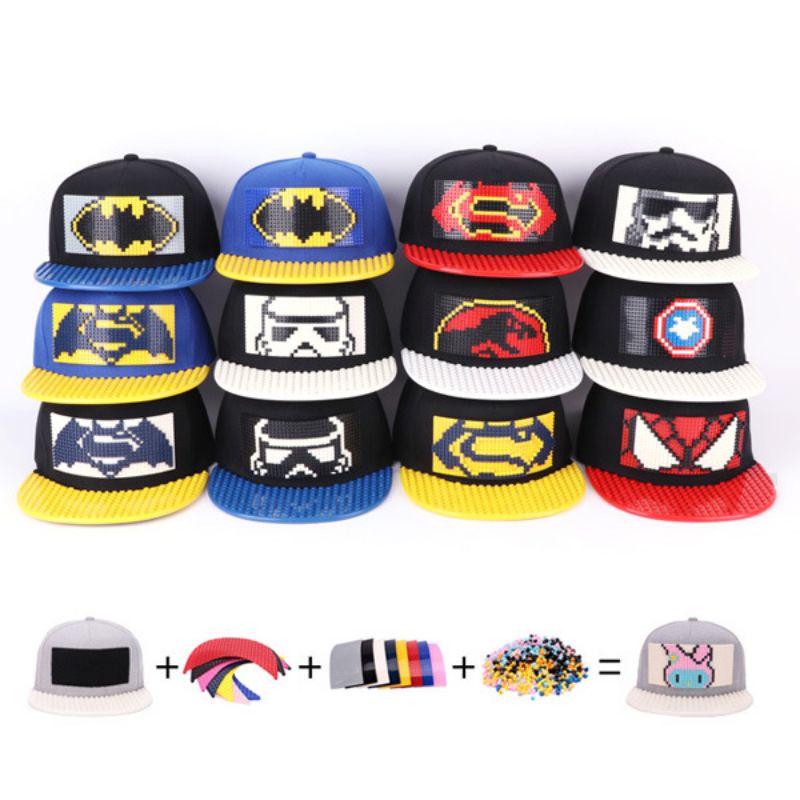 Mũ lưỡi trai cho bé trai Hiphop Lego siêu Xịn, Lego cho cho bé trai, bé gái.