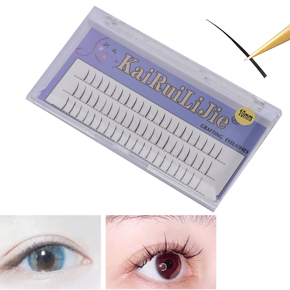 [Hàng mới về] Hộp lông mi giả bằng lông chồn nhân tạo mềm mại làm đẹp thời trang