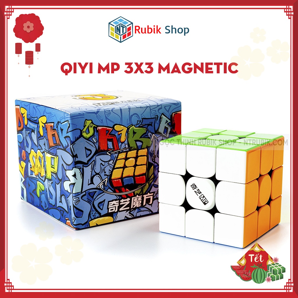 QiYi MP 3x3 Magnetic - Rubik 3x3x3 Nam Châm Stickerless (Phiên bản tầm trung Tornado V2 M)