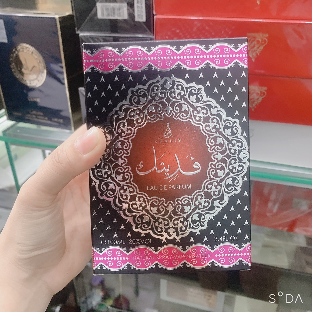 Nước Hoa Dubai NỮ FEDEITEK - 100ML - KHALIS -TINH DẦU DUBAI GIÁ SỈ - GIÁ RẺ