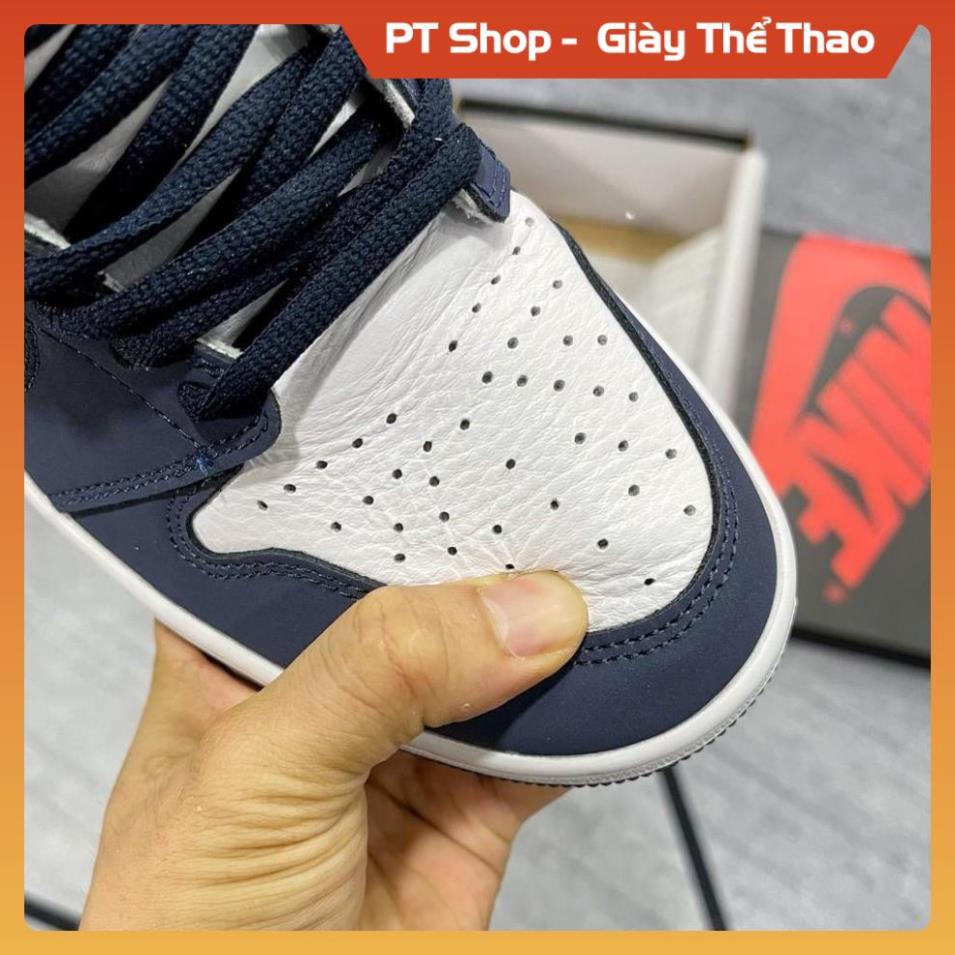 [FreeShip+ Hàng Xịn]  Giày Sneaker Cổ Cao | JD1 | Giày Thể Thao - Jordan 1 High COJP Midnight Navy
