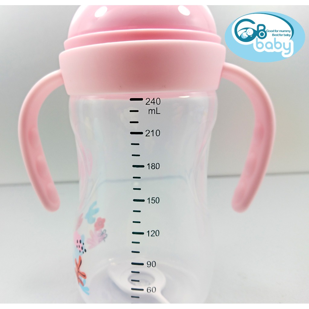 Bình Sữa PP Cổ Rộng GB-Baby 180ml, 240ml Chính Hãng