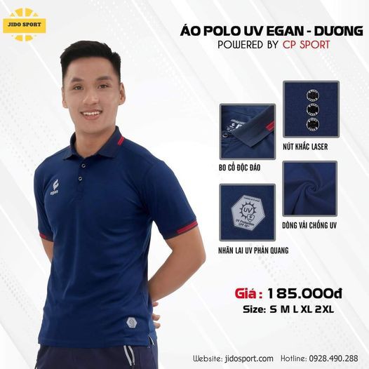 Áo Thun Polo Trơn Egan [FREESHIP] Áo Phông Có Cổ Cao Cấp | Chống Tia UV Thấm Hút Tốt | Thiết Kế Năng Động | Trẻ Trung | BigBuy360 - bigbuy360.vn