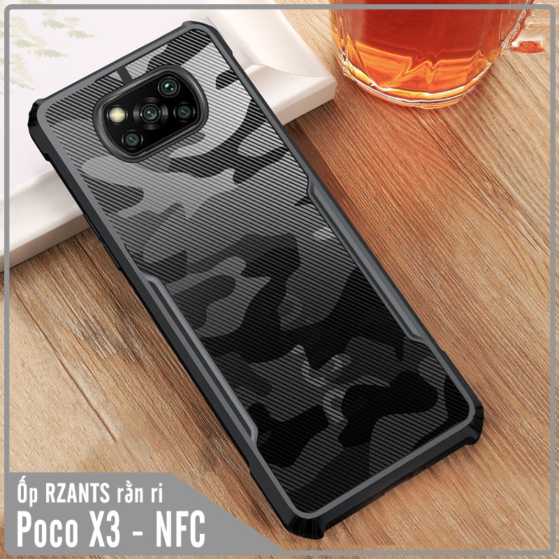 Ốp lưng cho Xiaomi Poco X3 NFC Rzants rằn ri