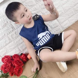 Combo 5 bộ thể thao puma sát nách