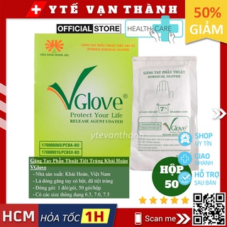 Găng Tay Phẫu Thuật Tiệt Trùng Khải Hoàn VGlove -VT0983