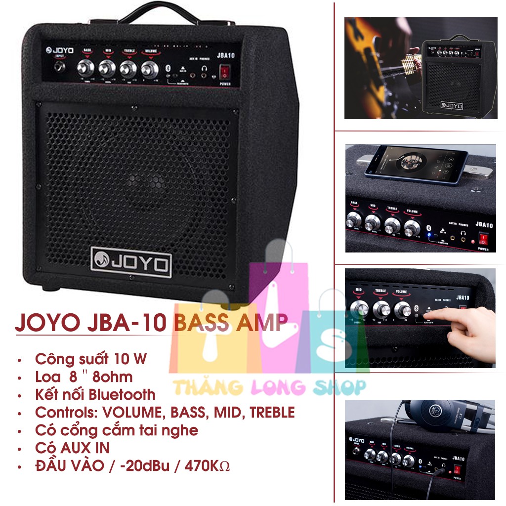 [Chính hãng] Bộ khuếch đại - Loa Guitar Bass Joyo JBA-10 - Joyo JBA10 Bass Amplififer -10W