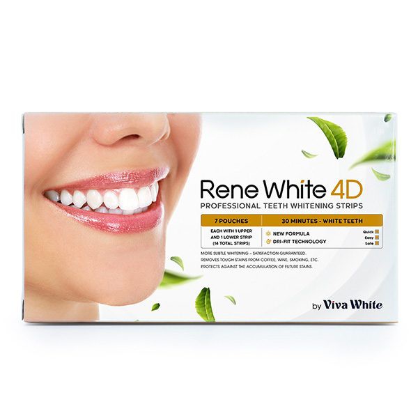 Miếng Dán Trắng Răng -  Rene White 4D