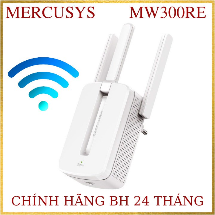 Bộ Mở Rộng Sóng Wifi Mercusys MW300RE Chuẩn N 300Mbps