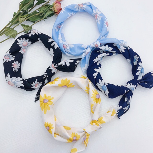 TURBAN HOA & CHẤM BI (giao màu ngẫu nhiên)