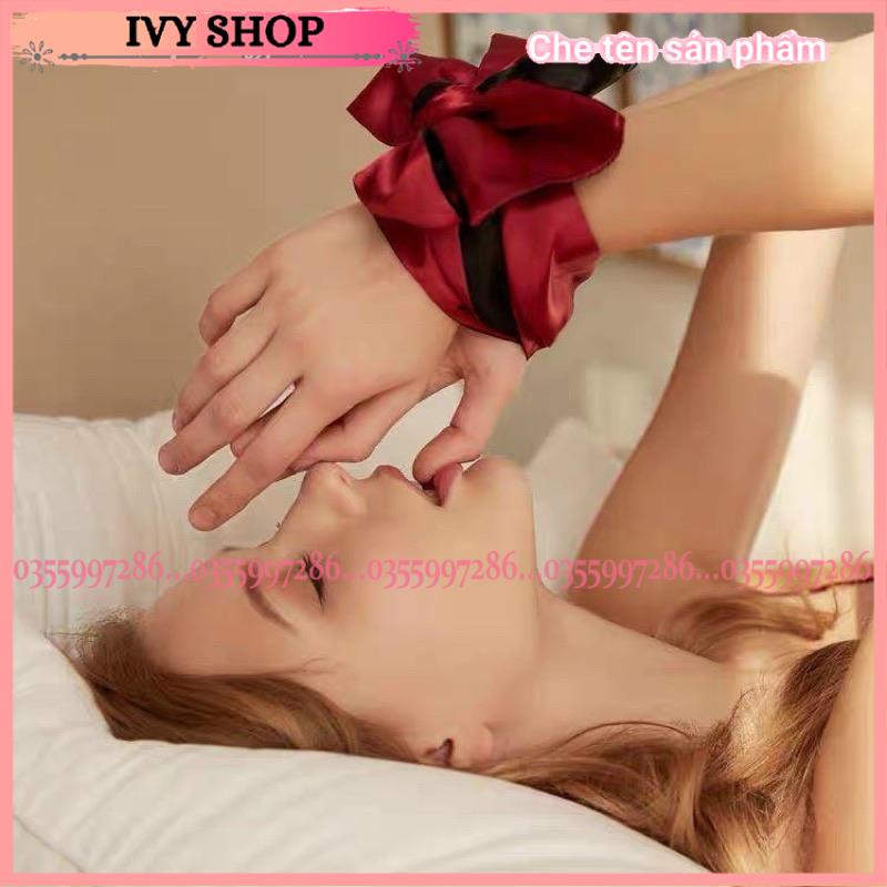 Khăn Lụa Che Mắt❣️Băng đô Bịt Mắt Sexy - E003 - Có Thể Kết Hợp Với Bất Kì Váy Ngủ Nào- Ivyshop