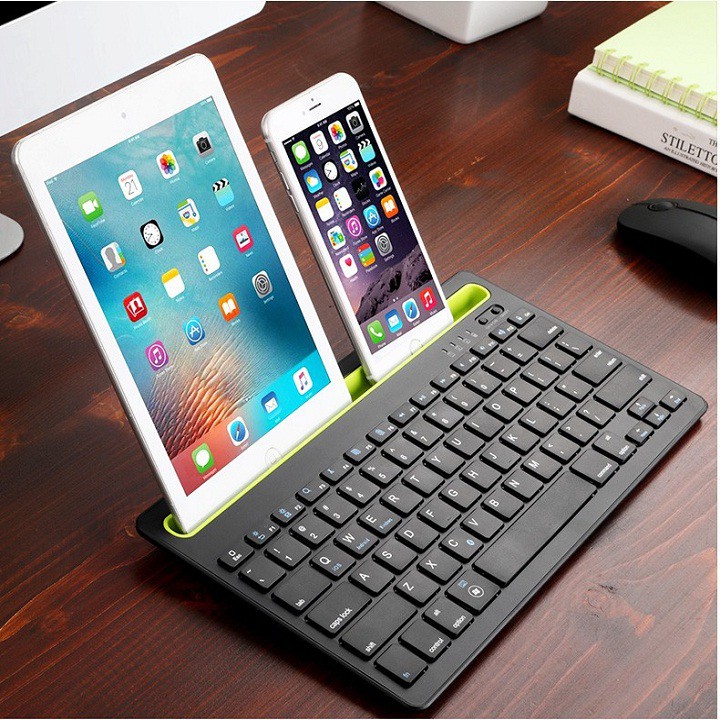 Bàn phím bluetooth PK 908 kết nối và sử dụng trên 2 máy cao cấp