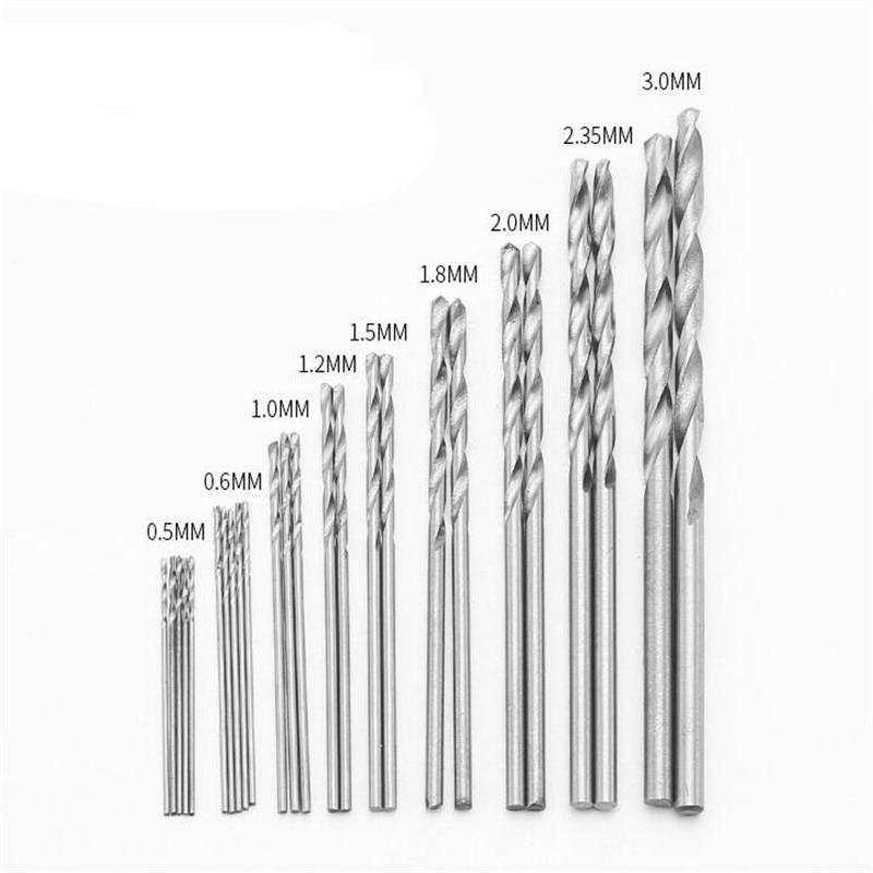 Bộ 25 mũi khoan xoắn Mini bằng kim loại dùng làm đồ gỗ