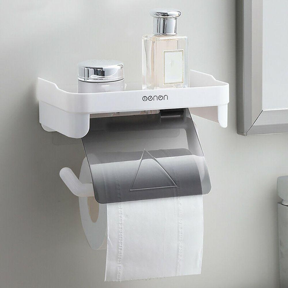 Giá Đỡ Cuộn Giấy Vệ Sinh Đa Năng Chống Nước Không Cần Đục Lỗ 1 Cái