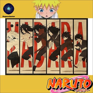Tấm áp phích họa tiết phim hoạt hình Naruto 50.5x35cm