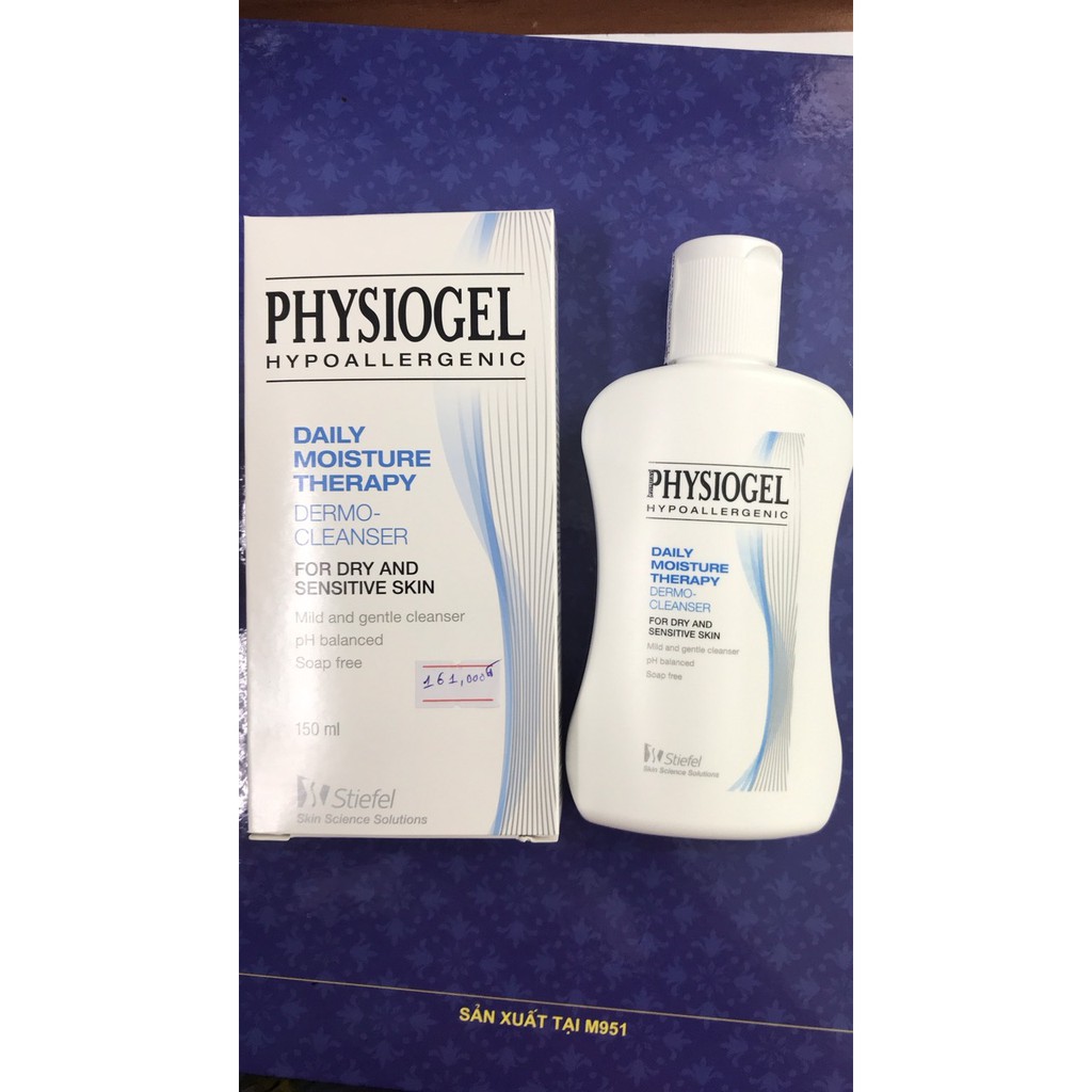 Sữa Rửa Mặt Physiogel Làm Dịu Nhẹ Dành Cho Da Khô, Da Nhạy Cảm 150ml
