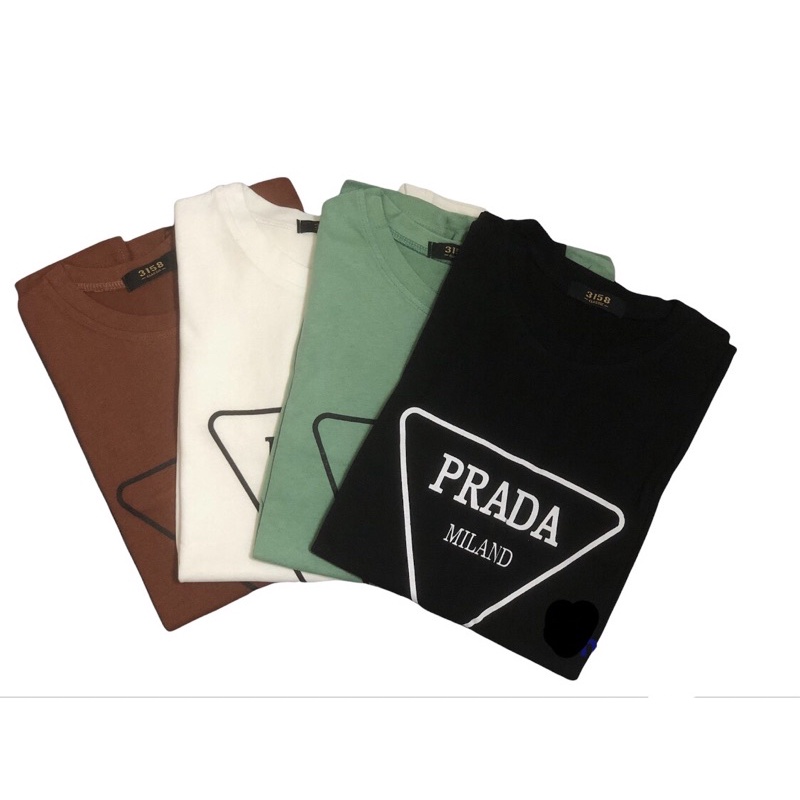 Áo phông nữ prada freesize chất đẹp, dày dặn