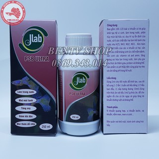 Vi khuẩn quang hợp jlab psb ultra - làm trong nước hồ cá
