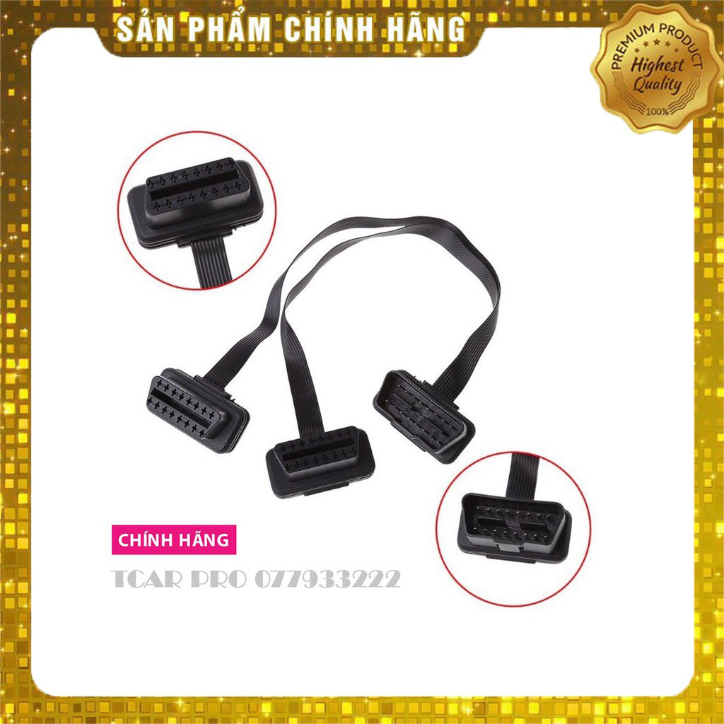 Bộ Cáp Chia Cổng OBD2 Cho HUD OBD Auto Lock Cảm Biến áp suất lốp BH 12 tháng