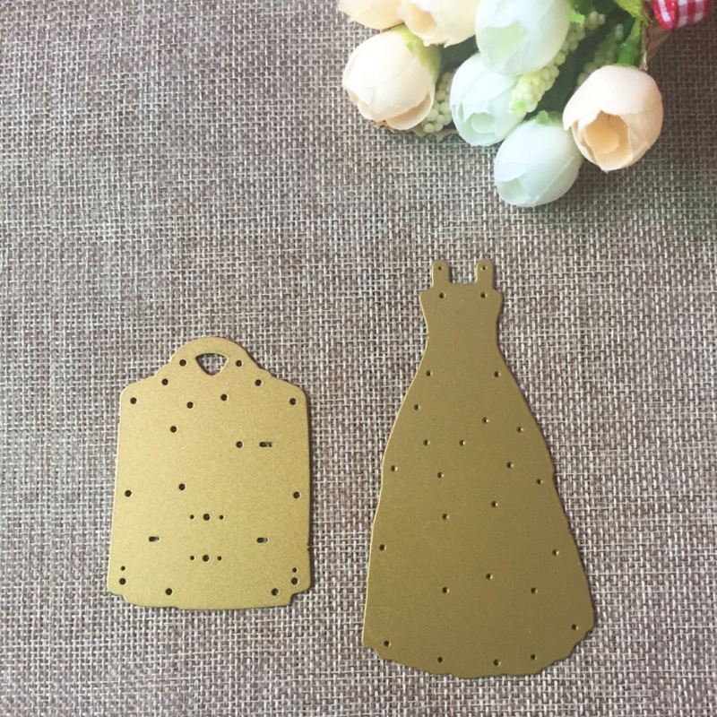 Khuôn Cắt Giấy Làm Từ Kim Loại Hình Đám Cưới Hoạt Hình Trang Trí Scrapbook