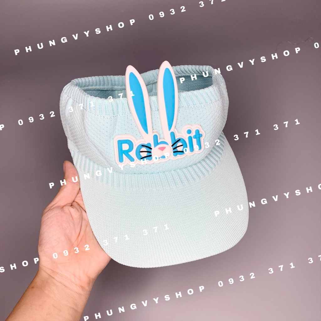 Bé 3-10t/ Mũ lưỡi trai cho bé trai bé gái- KÉT HỞ NÓC CHÓP VẢI LEN RABBIT- nón kết trẻ em
