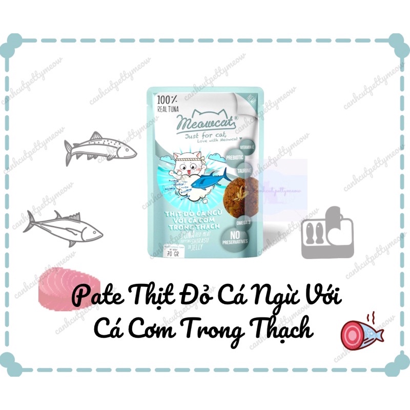 PATE GÓI MEOWCAT DẠNG THẠCH 70gram