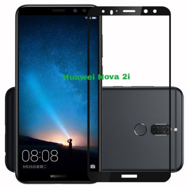 Huawei Nova 2i kính cường lực 5D Full màn hình ( đen ) keo toàn màn