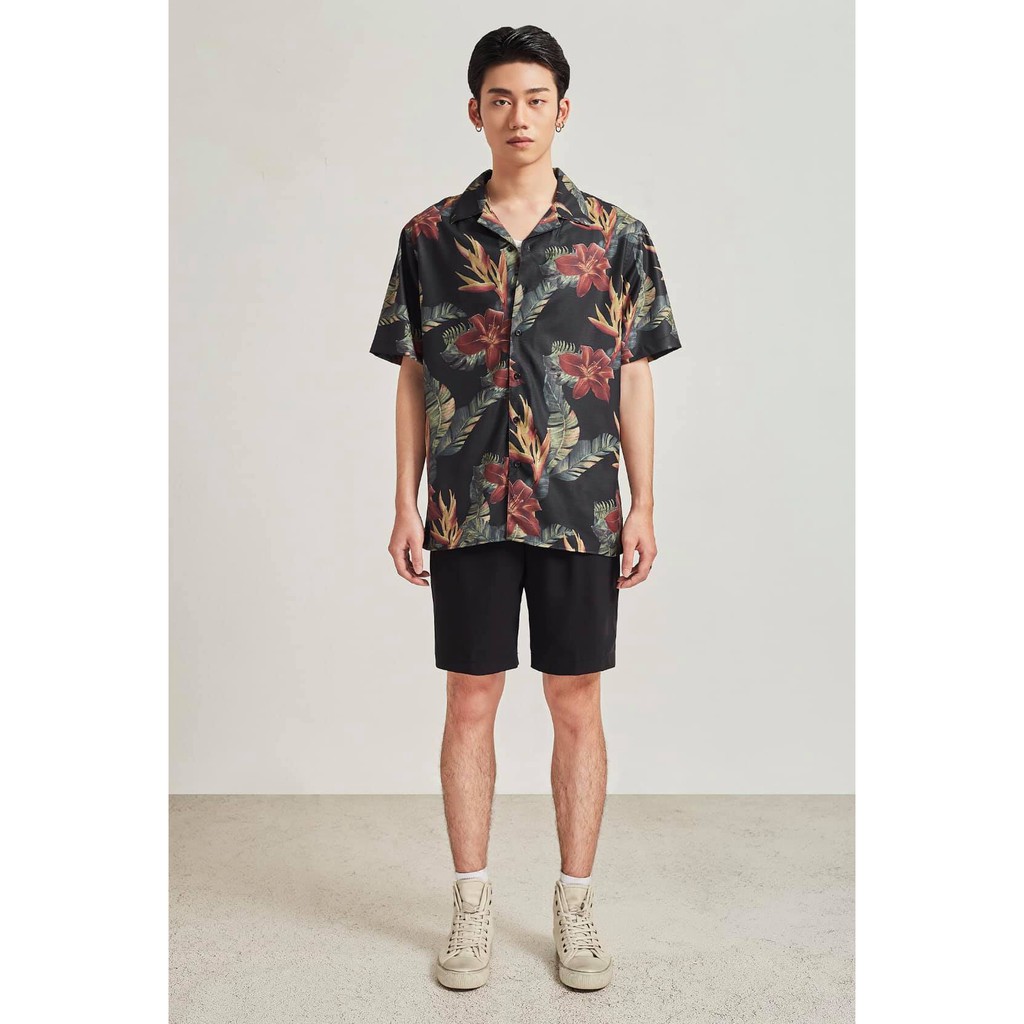 Áo Sơ Mi Ngắn Tay Nam Họa Tiết HIGHWAY MENSWEAR Tomas Cuban Shirt | BigBuy360 - bigbuy360.vn