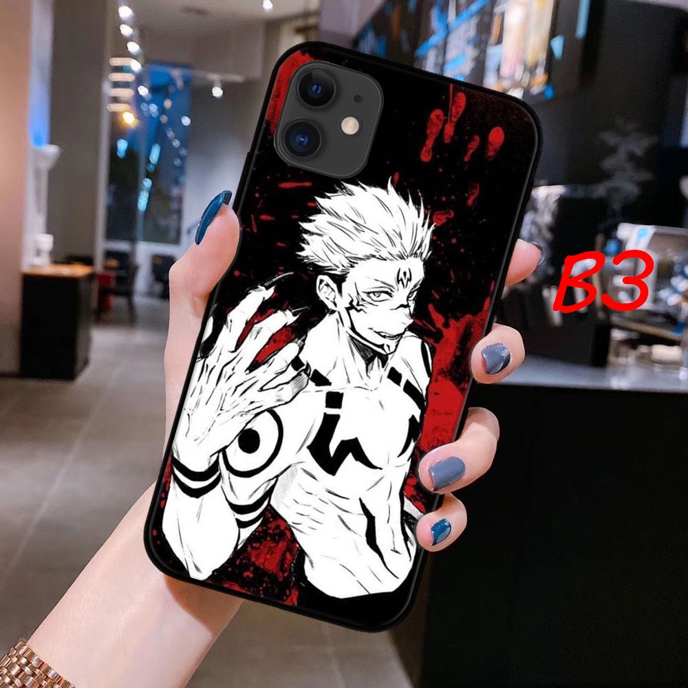 Ốp Điện Thoại Hình Jujutsu Kaisen Ryomen Sukuna Cho iPhone 12 11 13 Pro Max SE 12 13