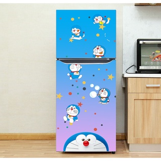 Decal dán Tủ Lạnh Doremon  chất liệu cao cấp