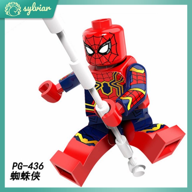 Bộ Đồ Chơi Lắp Ráp Mô Hình Nhân Vật Người Nhện Marvel Cho Trẻ Em