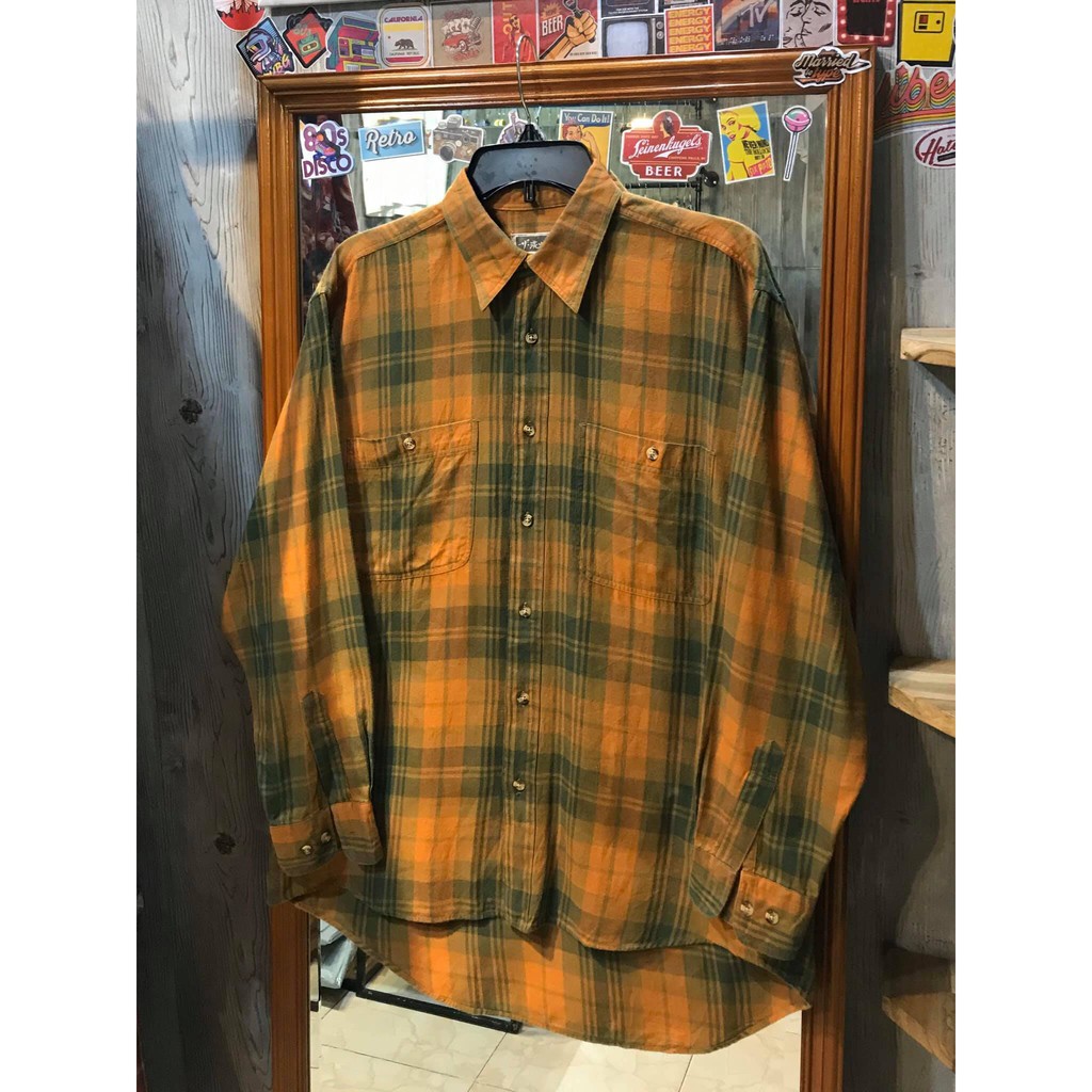 Sơ mi kẻ Flannel chính hãng 2hand tuyển chọn