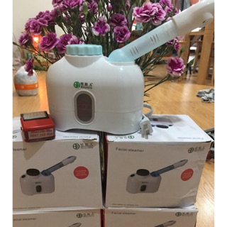 MÁY XÔNG HƠI MẶT HOA QUẢ THẢO DƯỢC XOAY 360 độ mini
