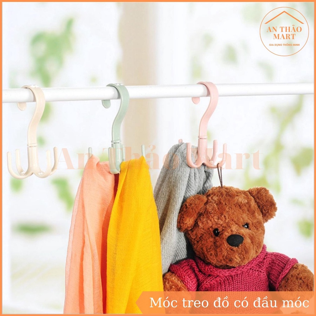 Móc Treo Đồ Với 4 Đầu Móc Tiện Dụng