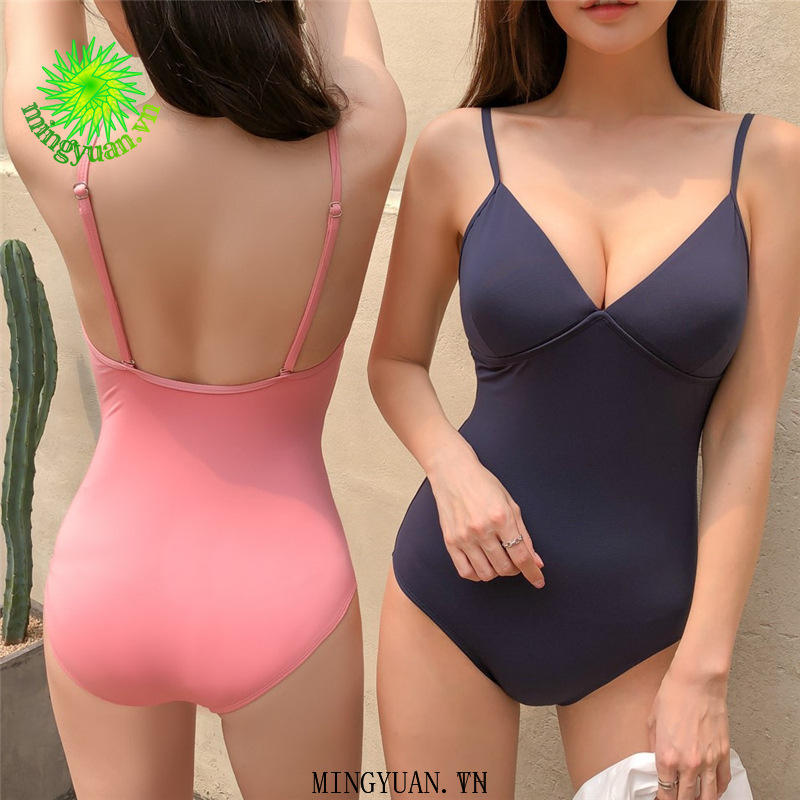 [mingyuan] 2020 A red and black one-piece swimsuit is a hot spring women's swimwear combination | BigBuy360 - bigbuy360.vn