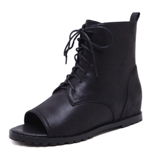 Giày boots hở mũi  siêu chất và siêu đẹp