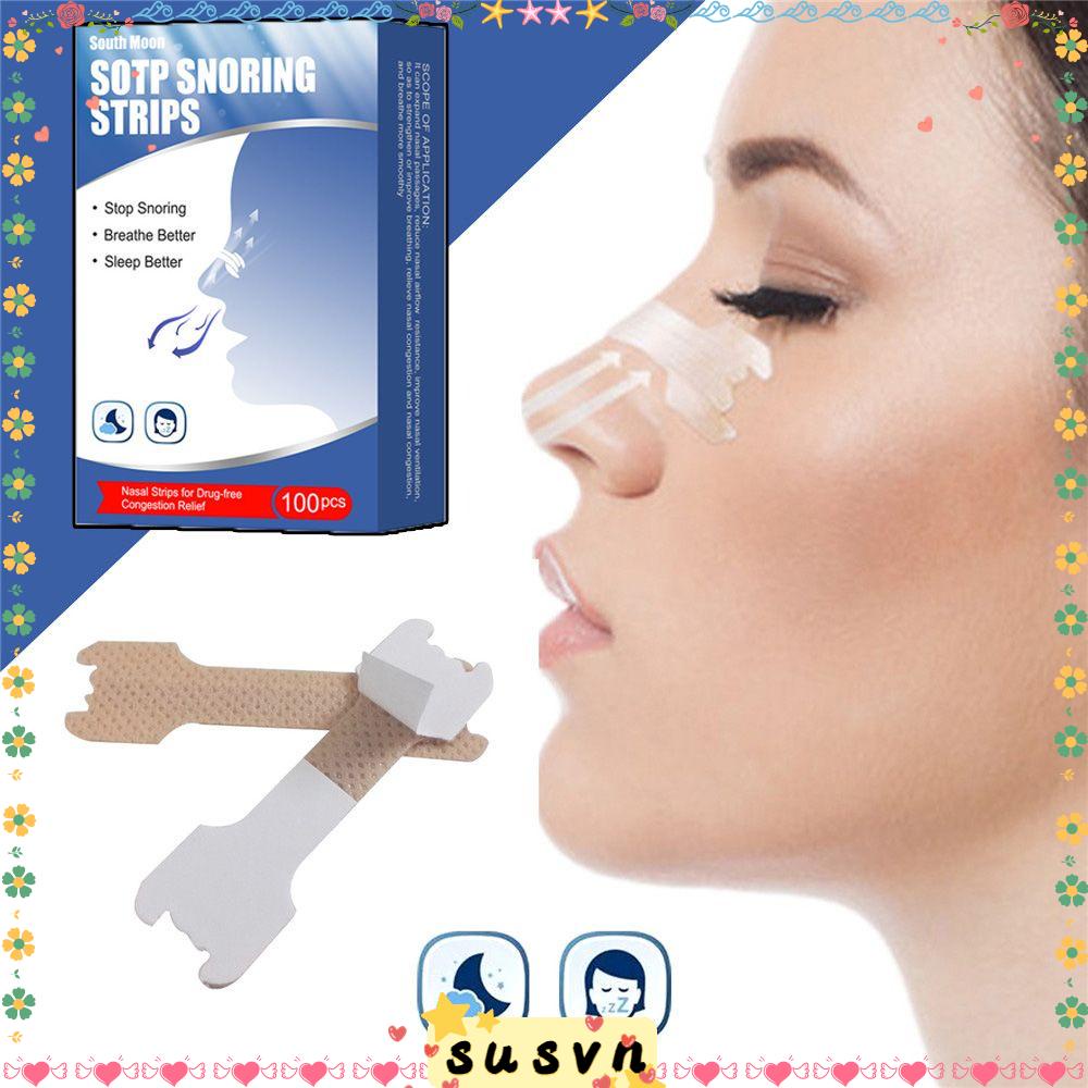 Set 100 Miếng Dán Mũi Chống Ngáy Khi Ngủ Tiện Dụng