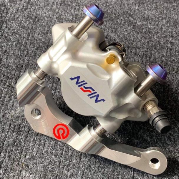 Heo dầu nissin moto 3 kèm pass cnc size 245mm-260mm cho các dòng xe