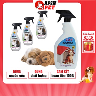 Xịt Khử Mùi Chuồng Trại Cho Chó Mèo Hamster Fay Deodor 350ml-Shop Apinpet