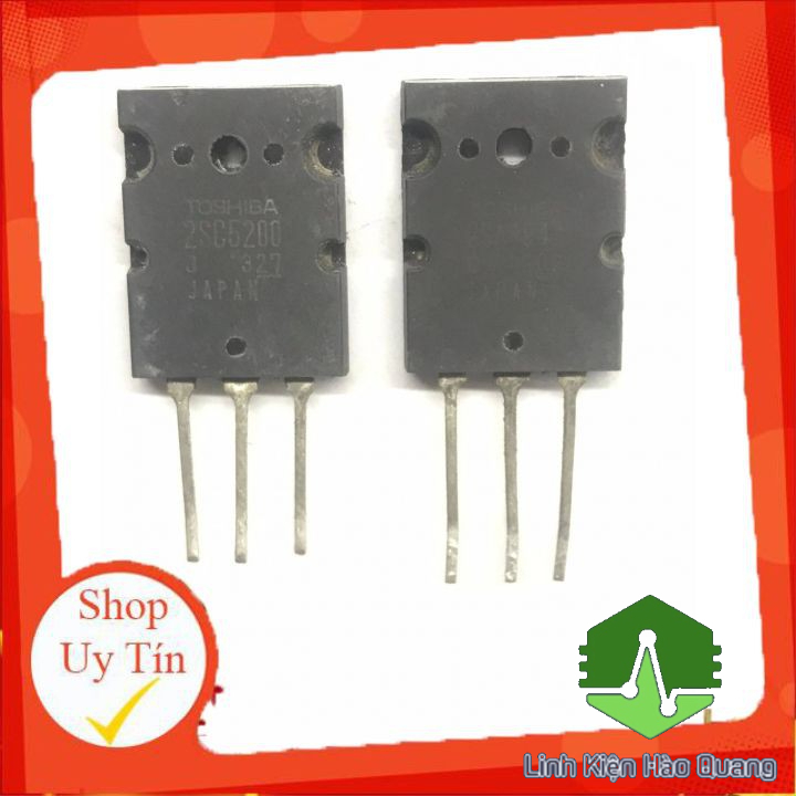 CẶP SÒ ÂM THANH TOSHIBA 2SA1943 2SC5200 1943 5200 THÁO MÁY