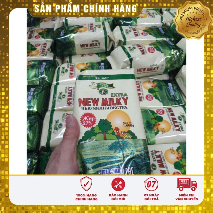 Sữa Béo Nga New Milky Extra 1kg date 2022