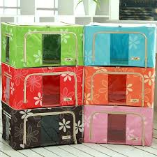 Combo 5 Hộp đựng chăn màn quần áo livingbox KHUNG THÉP