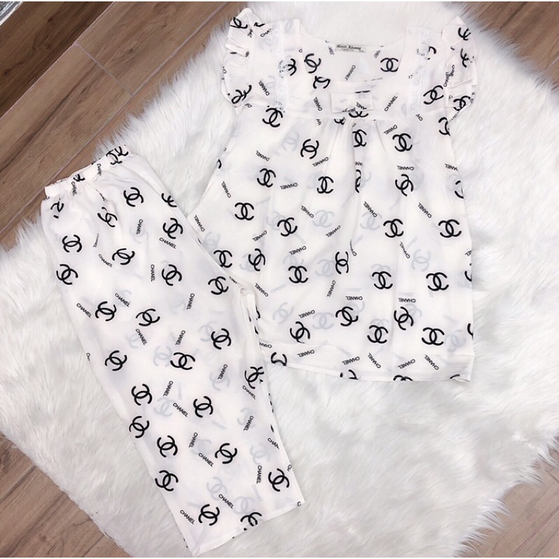 Đồ bộ lụa latin lửng siêu mát mềm