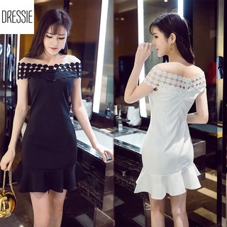 [HÌNH THẬT] Áo Váy Đầm Ôm Body DRESSIE Đuôi Cá Nữ Đẹp Trễ Vai Vai Sexy Quyến Rũ Thời Trang Dạo Phố Dự Tiệc Cưới - DB138