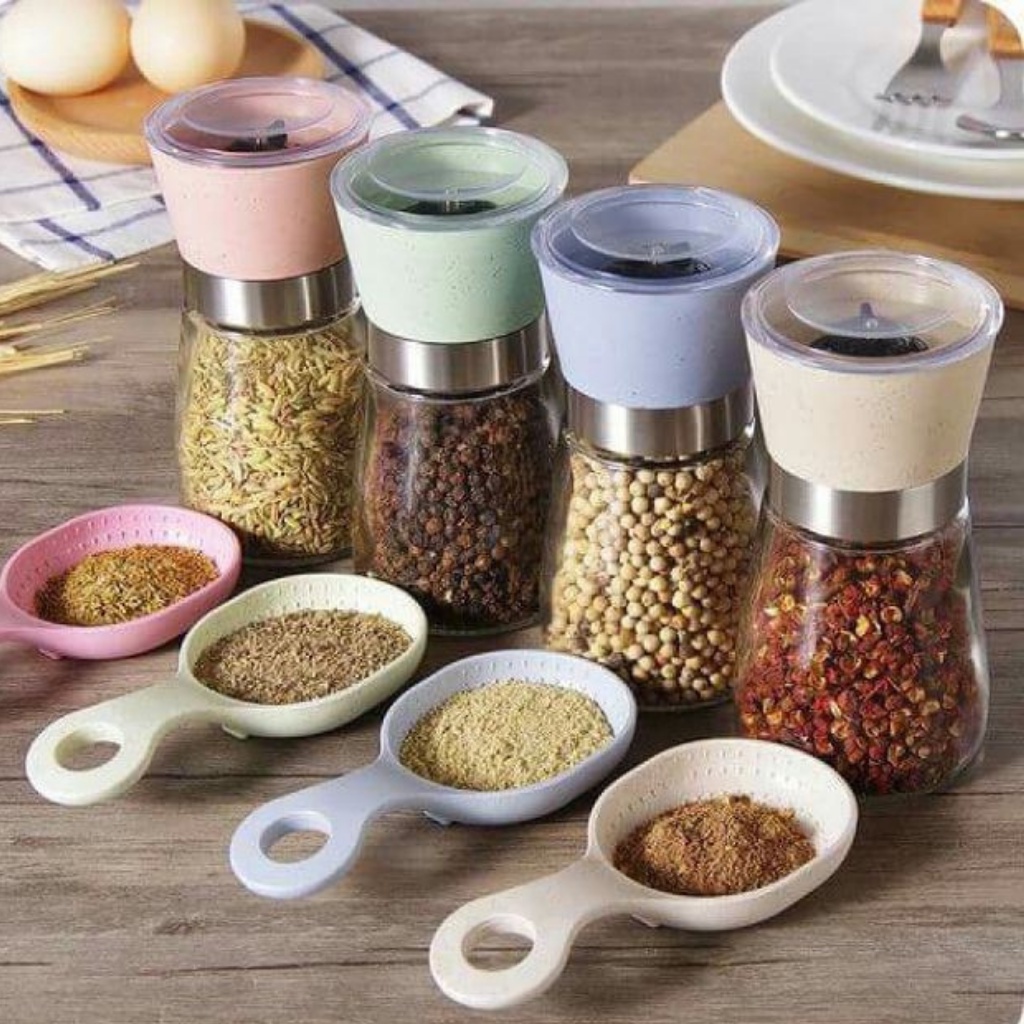 Lọ xay hạt tiêu cầm tay siêu nhanh bằng thủy tinh