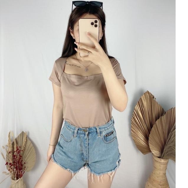 Áo Cổ Vuông | Bán Buôn Áo Nữ Cổ Vuông @ 30