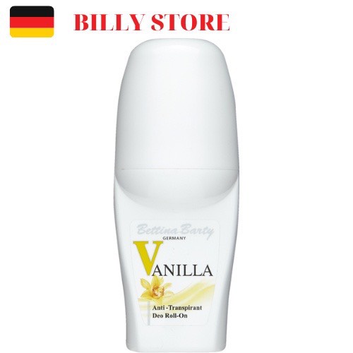 Lăn khử mùi Vanilla ⚡ CHUẨN AUTH ⚡ Lăn nách 50ml hương vani Bettina Barty nội địa Đức, khô thoáng, không gây kích ứng
