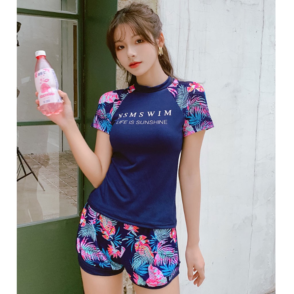 Đồ bơi nữ dạng short vải Thun Thường BK-350h | BigBuy360 - bigbuy360.vn