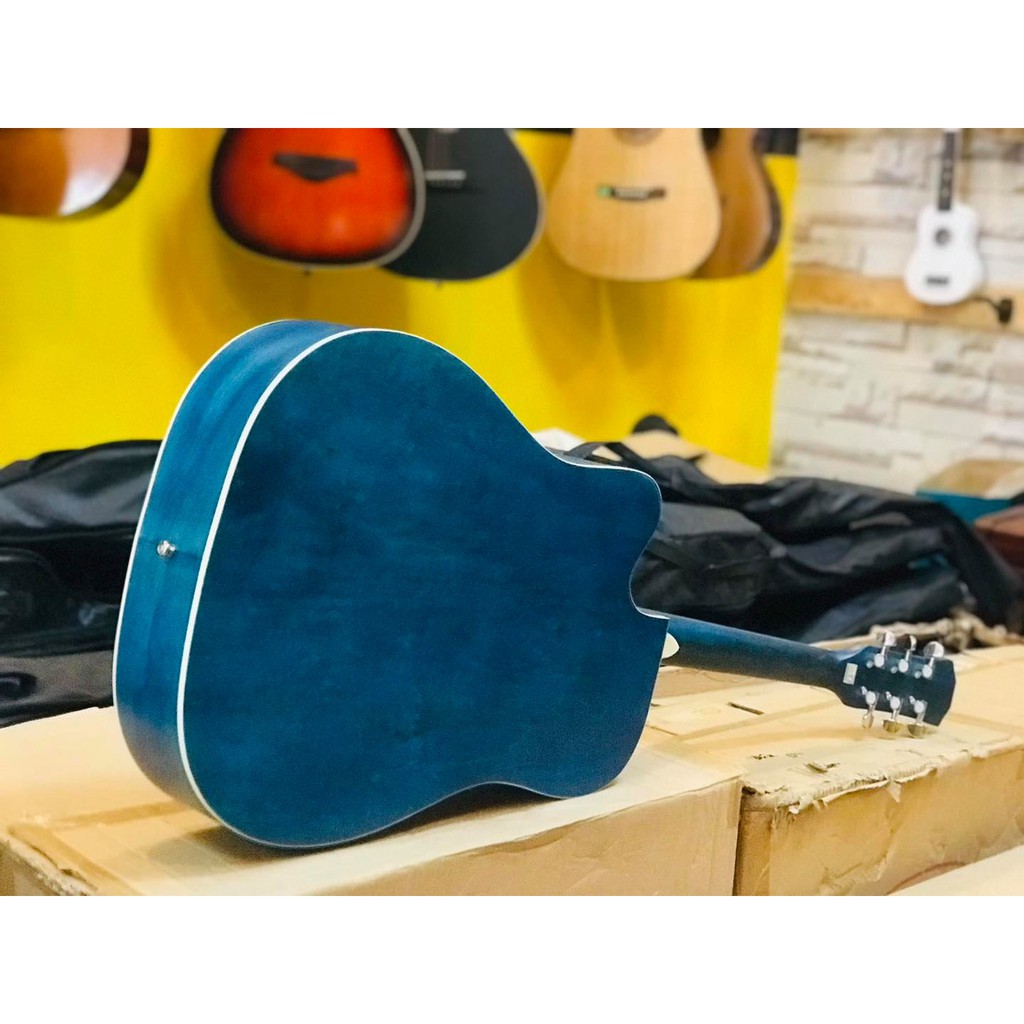 Đàn Guitar Acoustic Rosen R135 màu Xanh Chính hãng