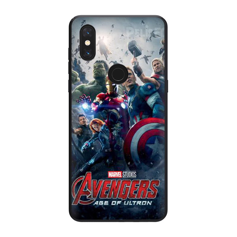 Ốp Lưng Truyện Tranh Marvel Avengers Cho Redmi Note 9 9s 8t 8 7 6 5 Pro 5a Prime 4x Poco X2 152s